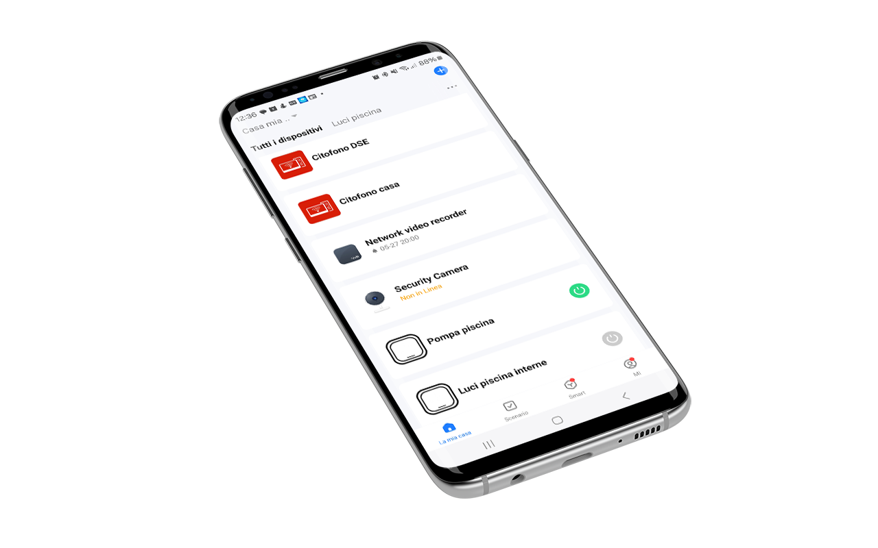 digital intercom on 2 wires